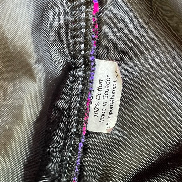 Aztec Women's Bag Drawstring Backpack Adjustable With Pockets Pink Purple Boho - Picture 14 of 14